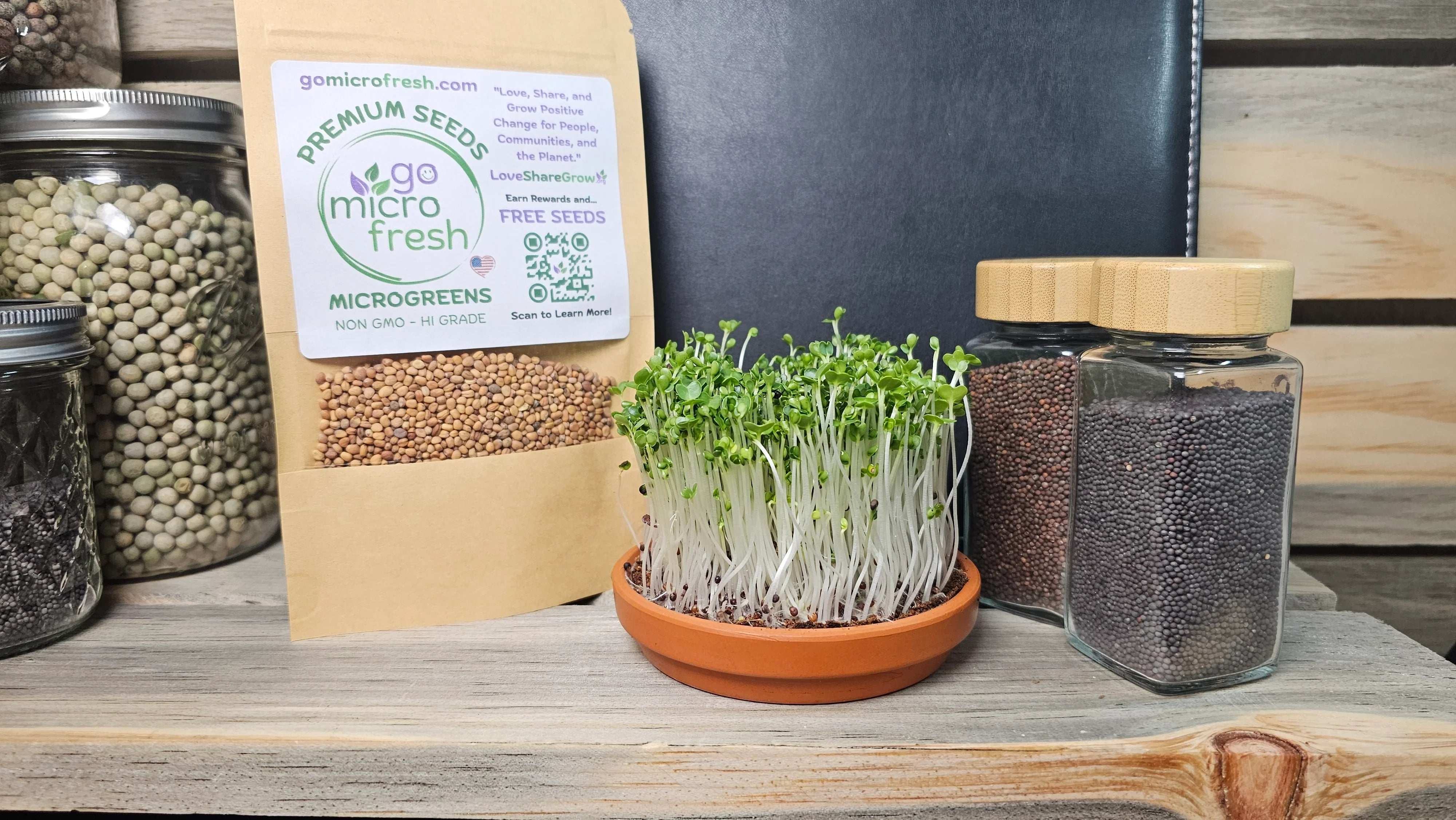 15+ Where To Buy Organic Microgreen Seeds Organic Microgreens Seeds for Home Growing | GoMicroFresh® Seed Store